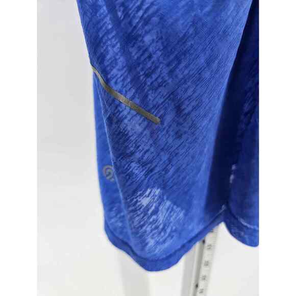 C9 by Champion Womens Sz L Loose Fit Athletic Tank Top Blue Strappy Burnout - Picture 4 of 4